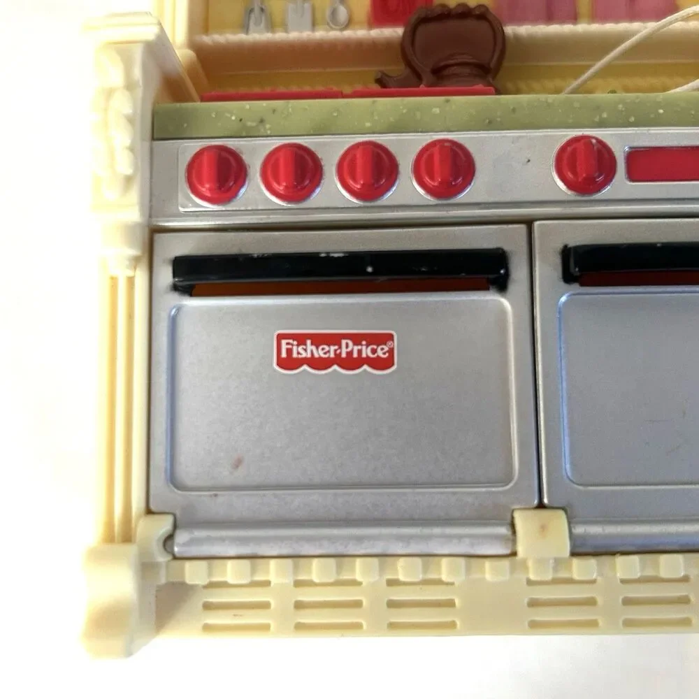 Fisher-Price Loving Family Dollhouse Kitchen Stove Oven with Sounds  2008
